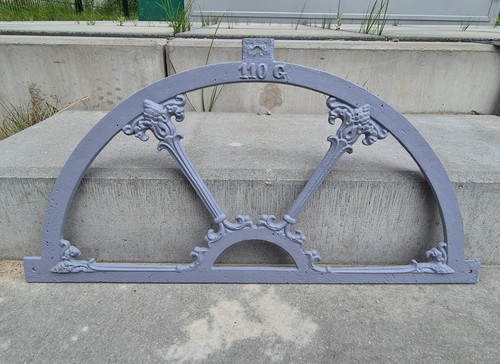 Altes gusseisen fenster - altes,