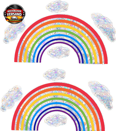 Regenbogen fensterdeko - regenbogen,