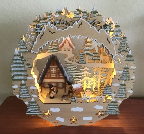 Lichterbogen fensterbild - lichterbogen,